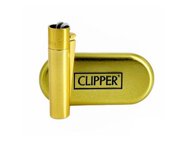 Запальничка Clipper колір матовий золотий