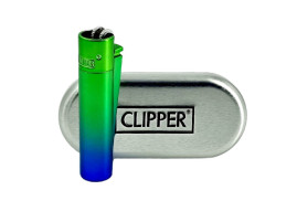 Зажигалка Clipper цвет зелено-синий градиент