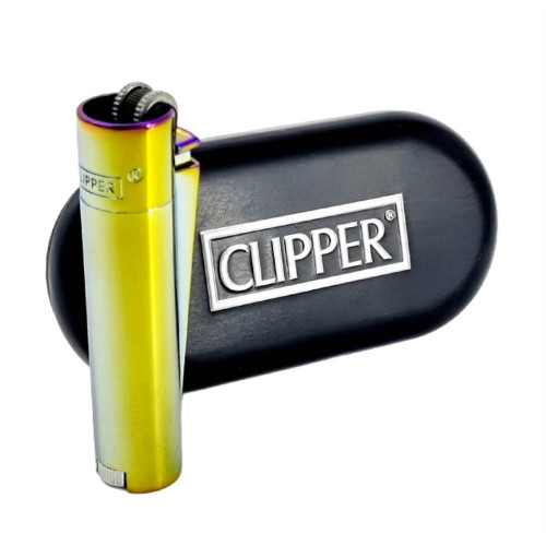 Запальничка Clipper метал Mini Yellow
