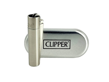 Запальничка Clipper колір матове срібло