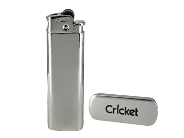 Запальничка Cricket Deluxe метал турбо (глянец)