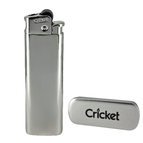 Запальничка Cricket Deluxe метал турбо (глянец)