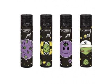 Запальничка турбо Clipper Jet GALACTIC WEED
