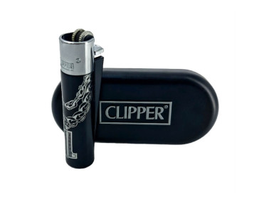 Запальничка Clipper колір метал First