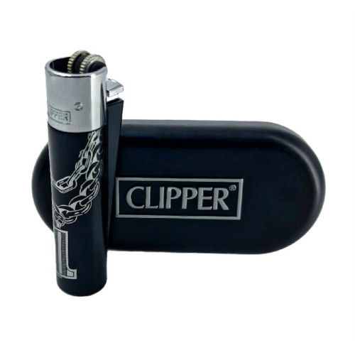 Запальничка Clipper колір метал First
