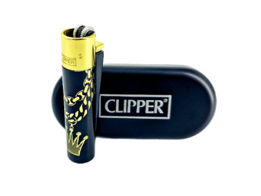 Запальничка Clipper колір метал King