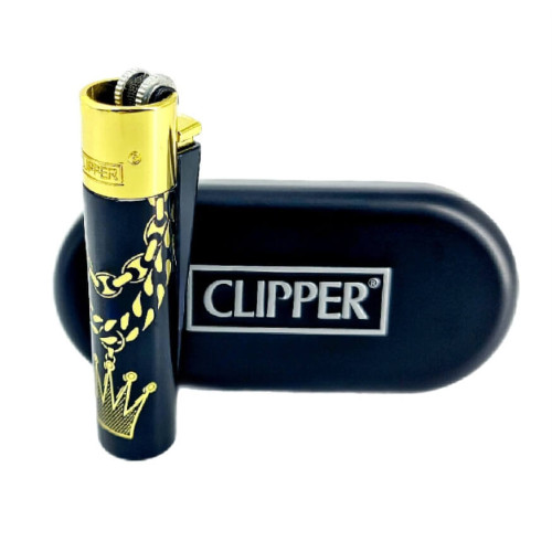 Запальничка Clipper колір метал King
