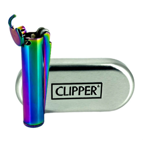 Запальничка Clipper метал бензиновая Chameleon
