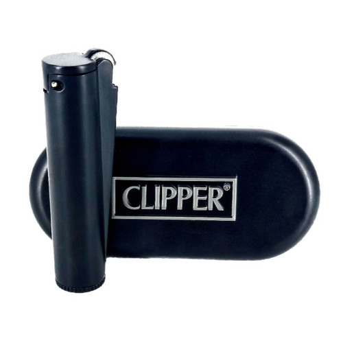 Зажигалка Clipper металл бензиновая (черный)