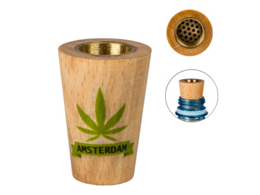 Ковпак для водяного з дерева та латуні "Amsterdam Leaf"