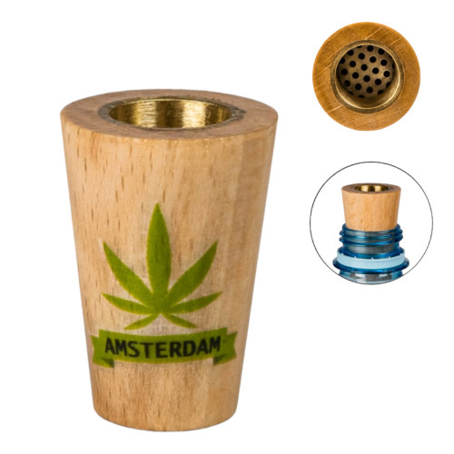 Ковпак для водяного з дерева та латуні "Amsterdam Leaf"