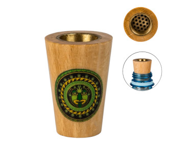 Наперсток для водного з дерева "Rasta Circle"