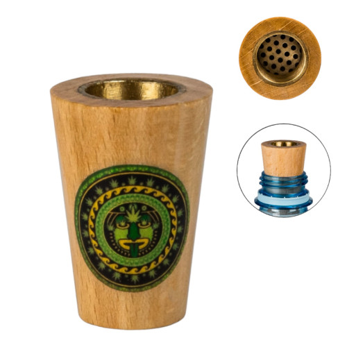 Наперсток для водного з дерева "Rasta Circle"