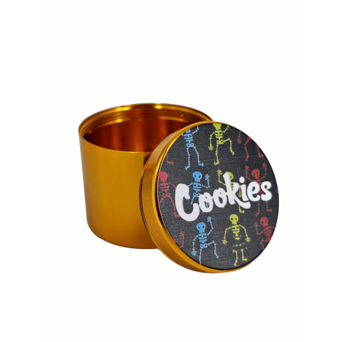 Набір для куріння трави з трубкою з 5 предметів "Cookies-Gold"