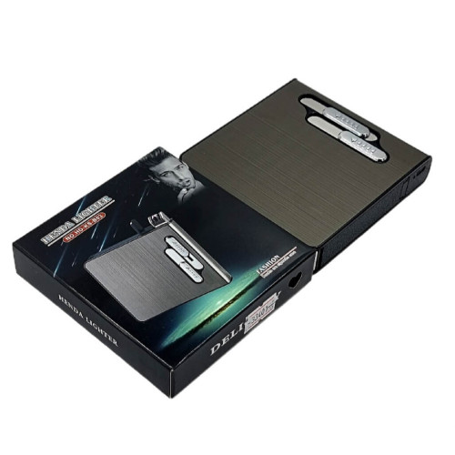 Портсигар с USB зажигалкой и автоподачей сигарет (16)