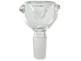 Скляна чаша для бонга "Clear Bulb" (14.5мм)