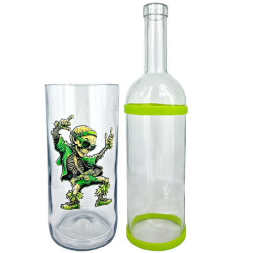 Скляний бульбулятор «Weed Skull Partygoer»