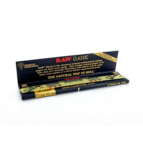 Папір для самокруток RAW Classic KS Slim Black 110 мм