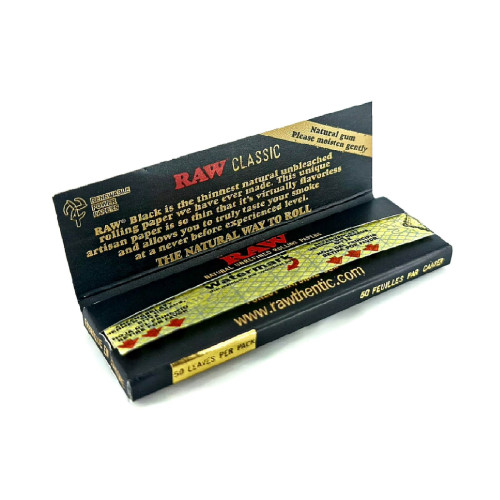 Папір для самокруток RAW Black Single Wide