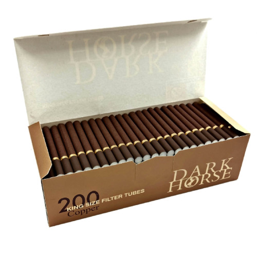 Гільзи для цигарок Dark Horse Коричневі 200 шт