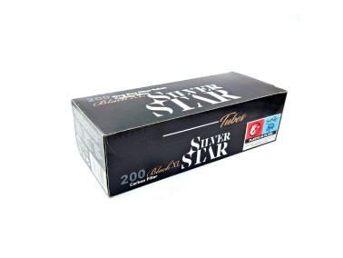 Гільзи для цигарок Silver Star Carbon Black Tube X-Long 24 мм