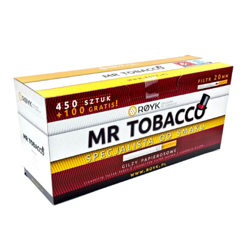 Гільзи для сигарет MR. TABACCO 550 (20мм)