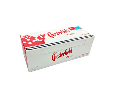 Гільзи для сигарет "CHESTERFIELD" (червоні) 250 шт.
