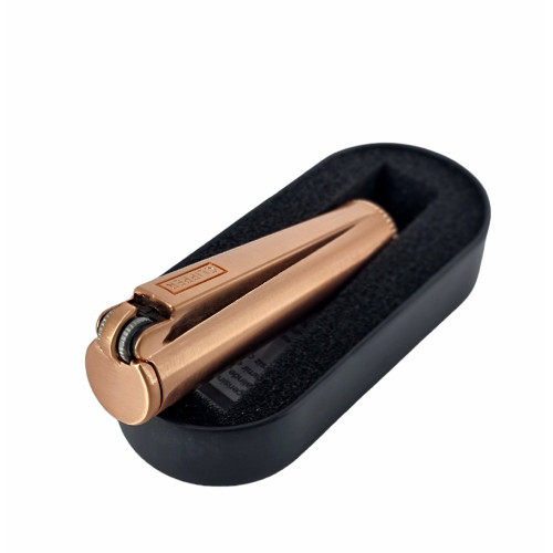 Зажигалка Clipper металл бензиновая бежевая (мат)