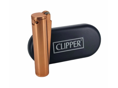 Запальничка Clipper метал бензиновий бежева (глянец)