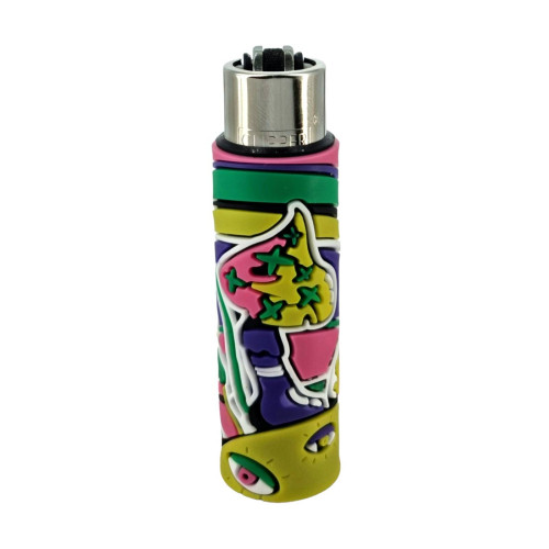 Запальничка Clipper "Coolest covers" в різнокольоровому силіконовому чохлі