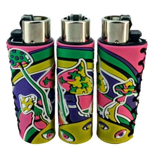 Запальничка Clipper "Coolest covers" в різнокольоровому силіконовому чохлі