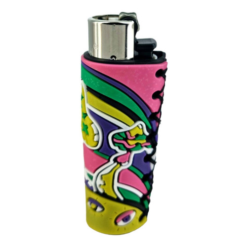 Запальничка Clipper "Coolest covers" в різнокольоровому силіконовому чохлі