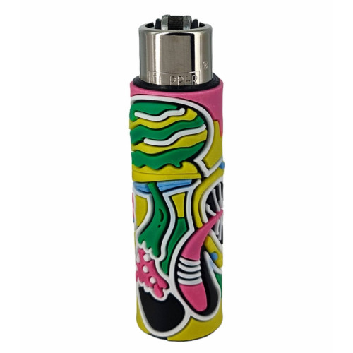 Запальничка Clipper "Coolest covers" в чохлі з силікону