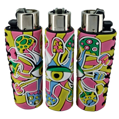 Запальничка газова Clipper "Coolest covers" в силіконовому чохлі