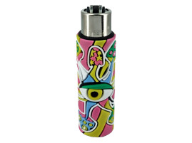 Запальничка газова Clipper "Coolest covers" в силіконовому чохлі