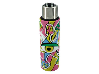 Запальничка газова Clipper "Coolest covers" в силіконовому чохлі