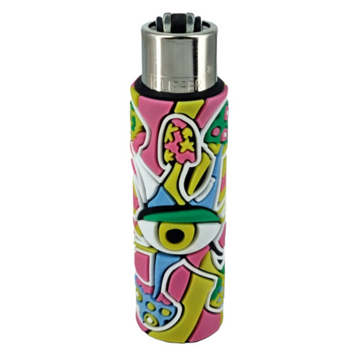 Запальничка газова Clipper "Coolest covers" в силіконовому чохлі