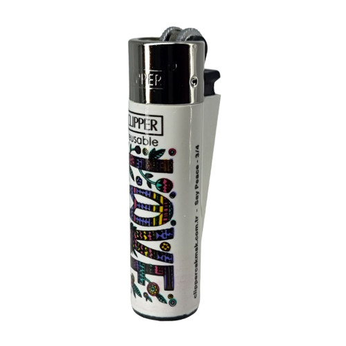 Зажигалка Clipper Pocket Say Peace #1