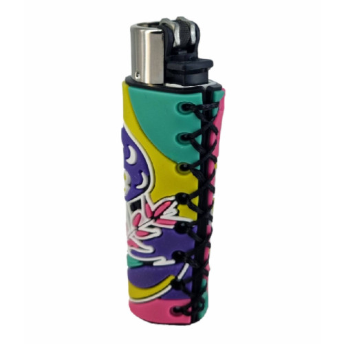 Зажигалка Clipper Сlassic "Coolest covers" в силиконовом чехле