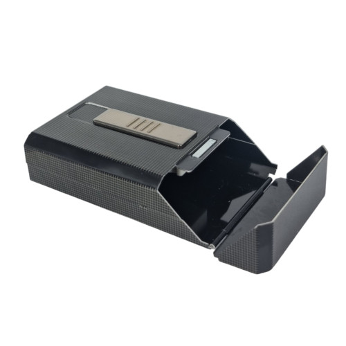 Портсигар с USB запальничкой металевий