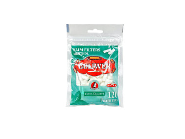 Фільтри для самокруток Guliwer Slim Menthol 120