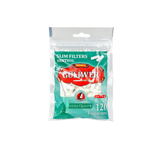 Фільтри для самокруток Guliwer Slim Menthol 120