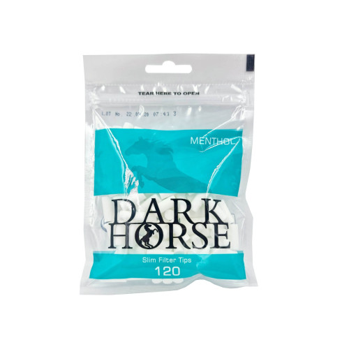 Фільтри для самокуток SLIM DARK HORSE 6х15 mint 120 шт (ментол)