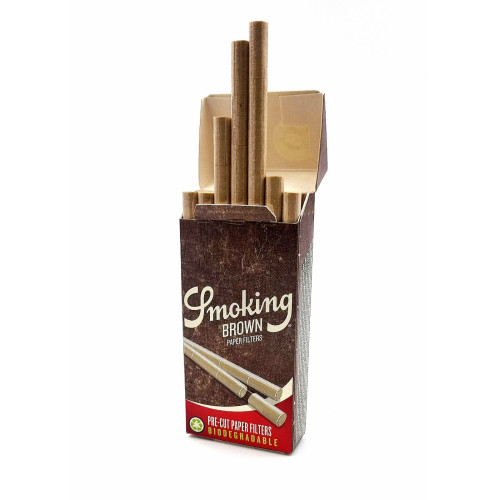 Фільтри для самокуток БІО SMOKING BROWN ULTRA SLIM 5,7х14 мм (120 шт)